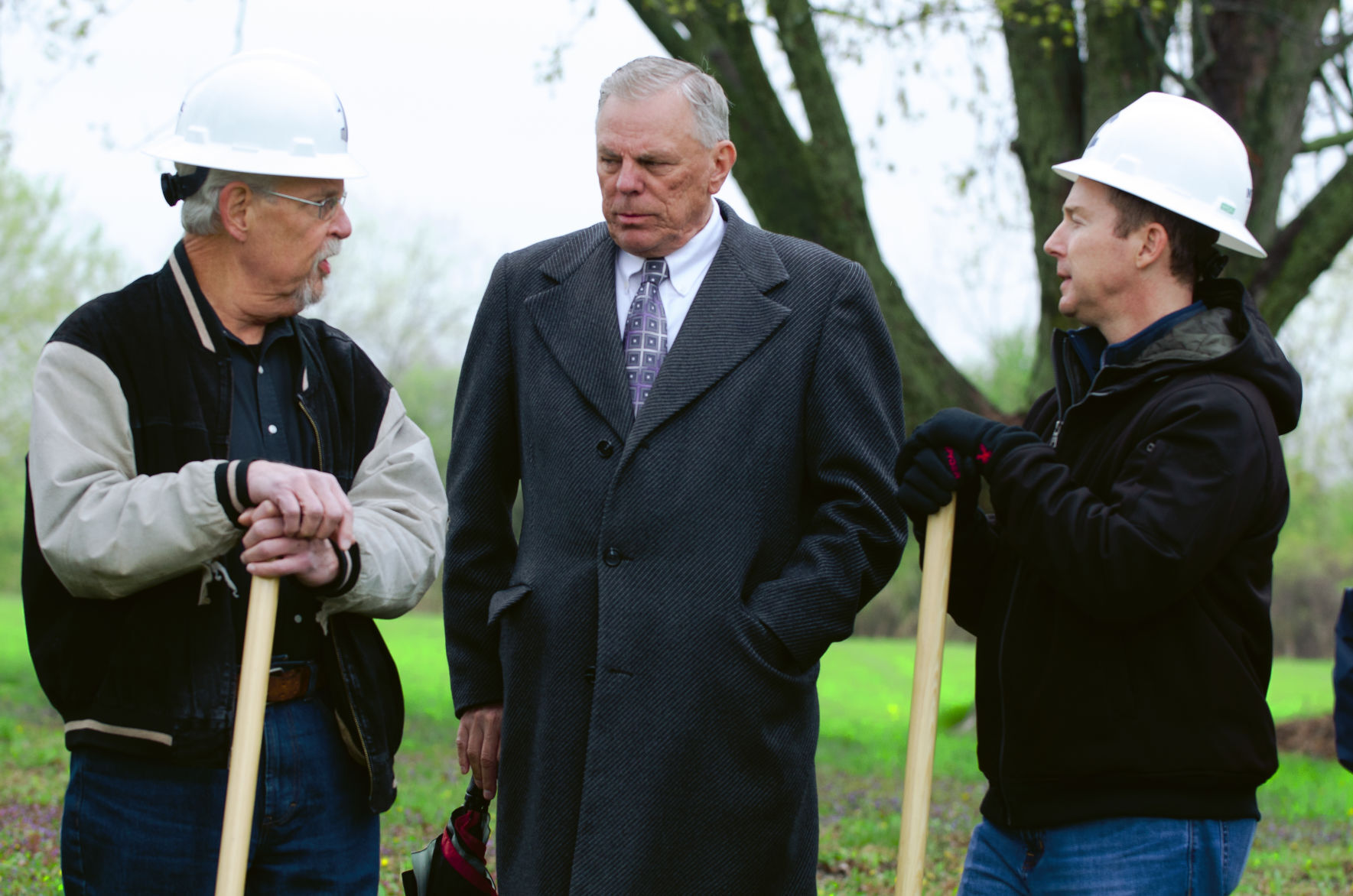 St. John breaks ground on Founders Park